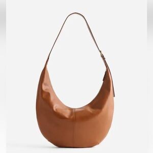 Madewell Essential Curve bag in Hazelnut Leather